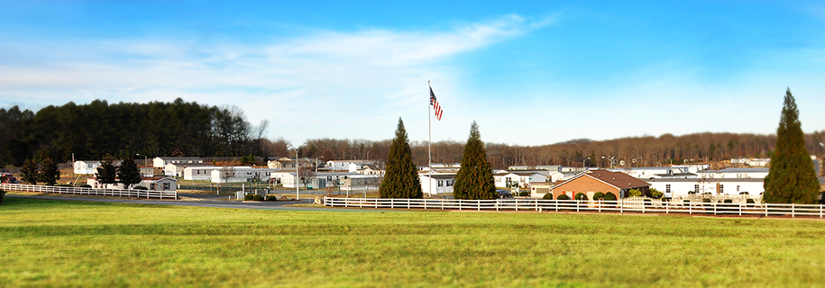 Panoramic photo of North Meadows Community in Asheboro, NC